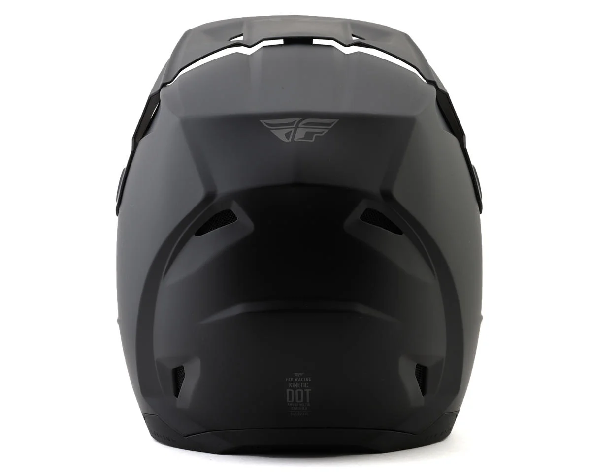 Fly Racing Kintetic Solid Helmet (Matte Black) (2XL) - view 2